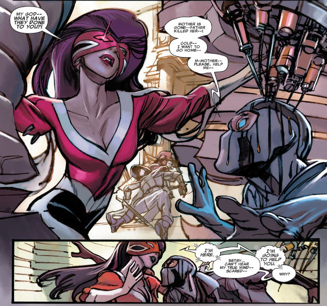 Betsy gets another crack at being Captain Britain, and saves Fantomex in the process