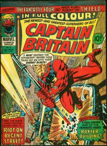 Betsy Braddock first appears in Captain Britain vol. 1, #8 (1976)