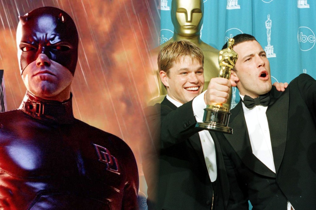 Bad Daredevil (Affleck) and his only shot an an Oscar (with Matt Damon caught in the middle).