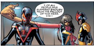 Whoa! Spoilers, Miles. We're only on Civil War II #5